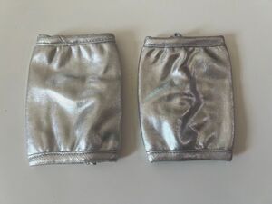 Child Wonder Woman Silver Arm Bands Kids Halloween Costume sz 3-10
